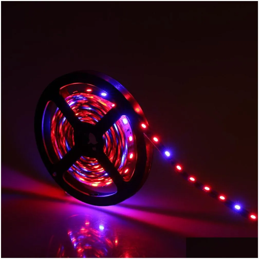 full spectrum smd5050 led grow strip light nonwaterproof led grow light for hydroponic plant growing lamp grow box red blue 41