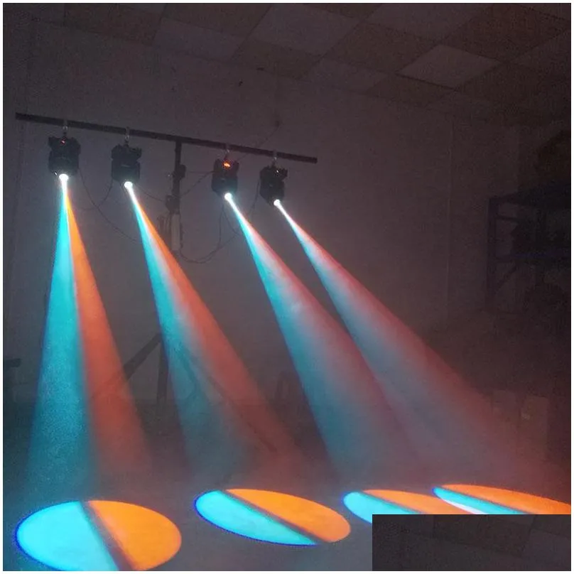 led 8colors 30w spots light dmx stage spot moving 8/11 channels mini led movinghead lighting for dj effect lights dance disco