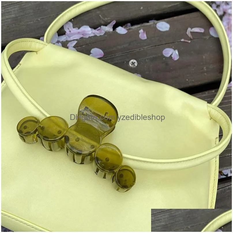 fashion jewelry resin hairpin for women hair clip olive green simple shark clip bobby pin lady girl back head barrette hair