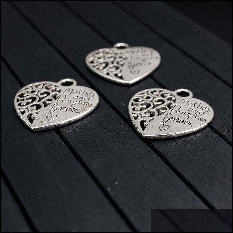 flower heart hollow heart shape pendants charm fit necklace bracelet lovely diy charm for jewelry making