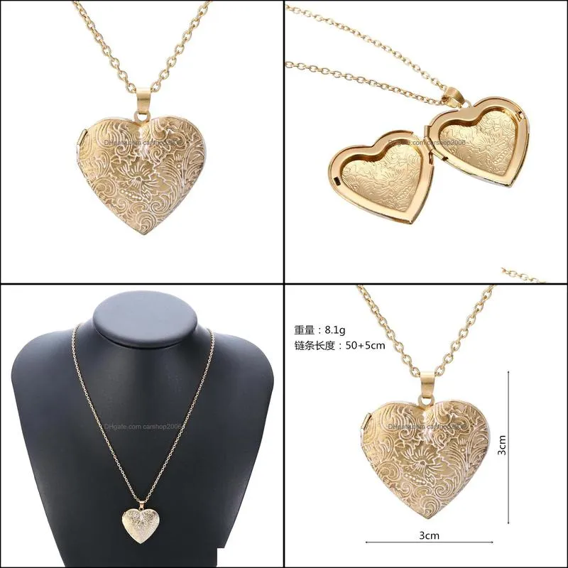 phase box necklace valentine lover gift hollow out water drop shell p o frames open locket necklaces gold plated beautifully carshop2006