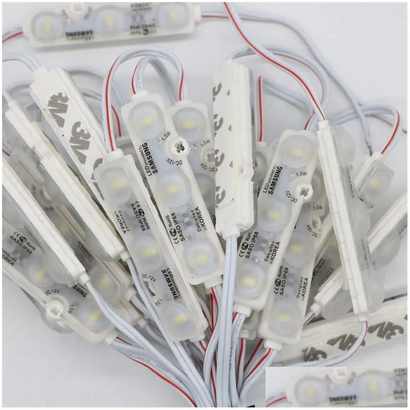 smd 5630 5730 3led led modules for led store front window led module light sign bar injection ip68 waterproof strip light