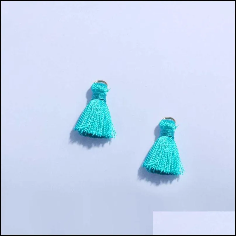 colorful bohemian handmade mini cotton tassels small tassels for earrings necklace bracelet making jewelry findings charms wholesale