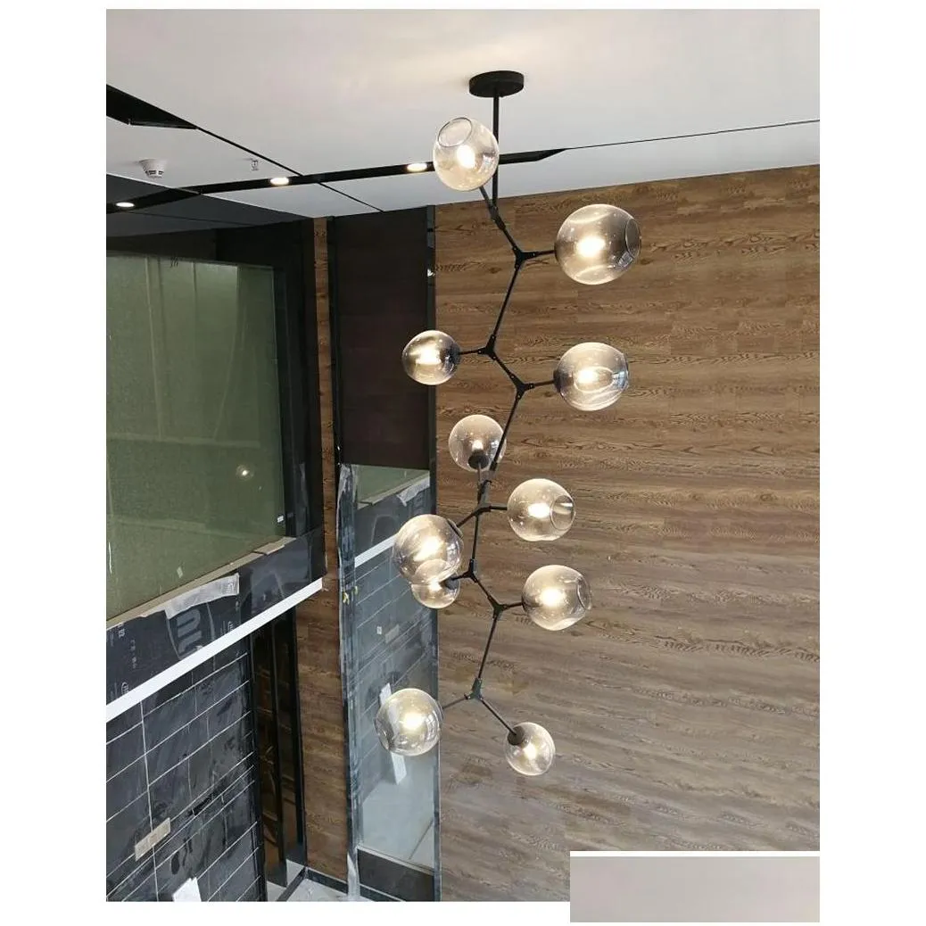 modern glass pendant light nordic dining room kitchen light designer hanging lamps avize lustre lighting