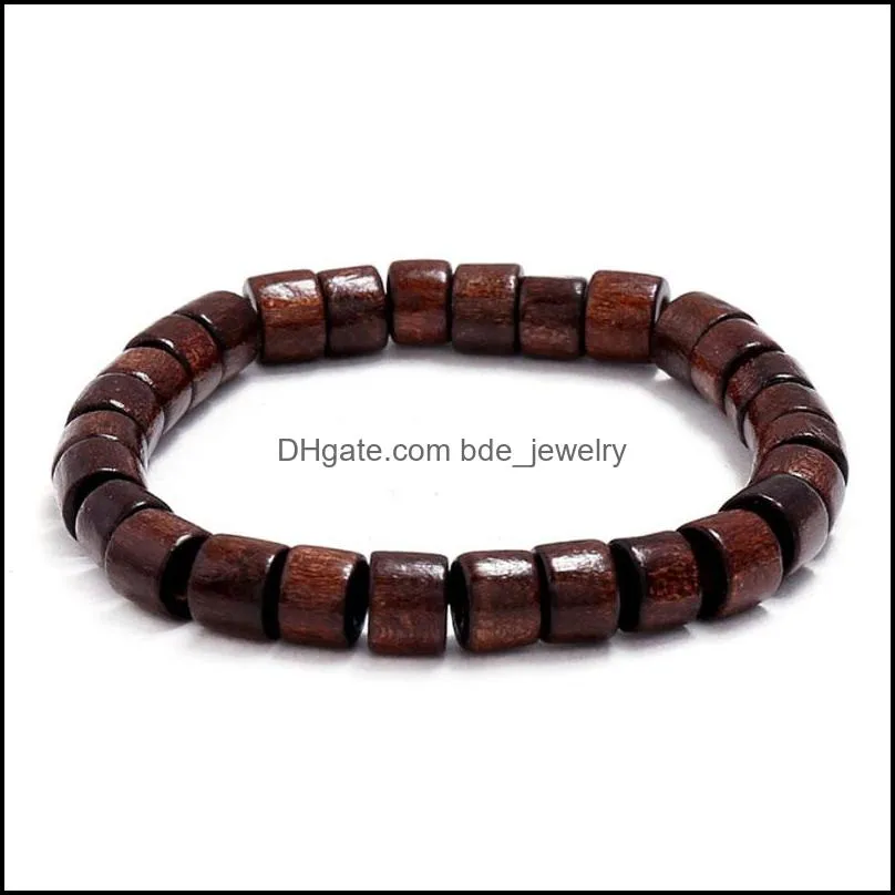 handmade wooden beaded strands charm bracelets jewelry for men women bangle party club fashion accessories 1838 t2
