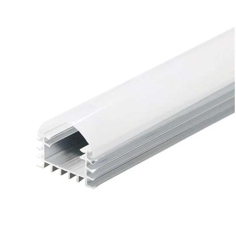 led bar light 50cm 36leds dc 12v led rigid strip smd 7020 led tube with aluminum profile and pc cover