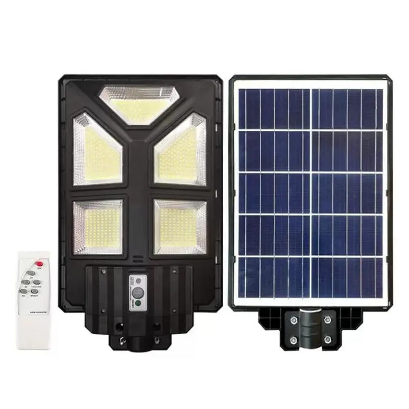 all in one waterproof ip65 solar street lamp pir sensor 300w 400w 500w led floodlight spotlight wall light for outdoor garden road