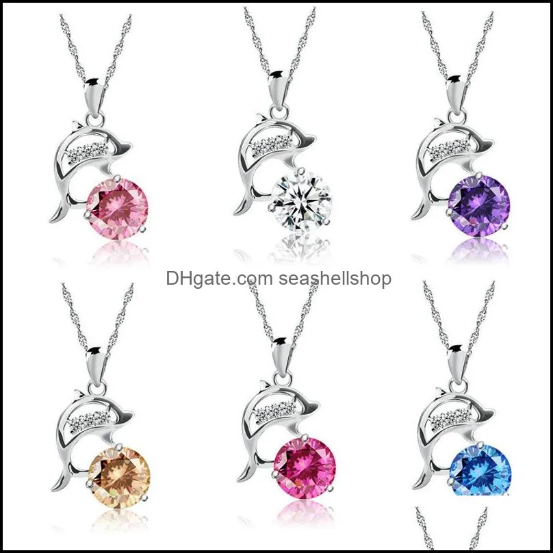 2016 fashion romantic  love pendant necklace 6 styles women crystal necklace jewelry choker chain love gift