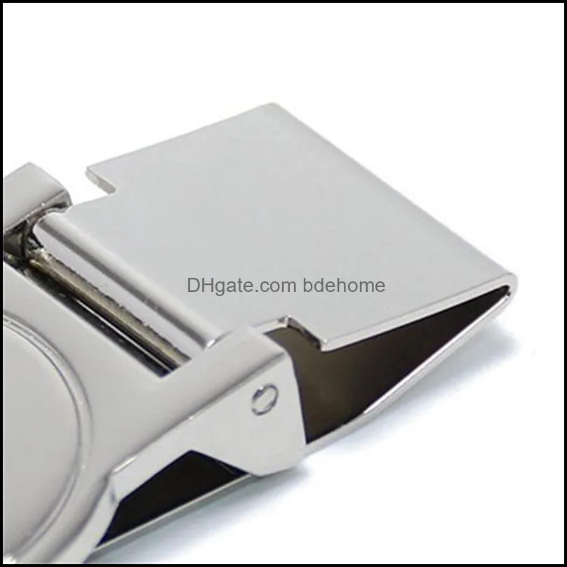 mens money clips stainless steel alloy circular  card clip perfect for personalized gift 470 h1