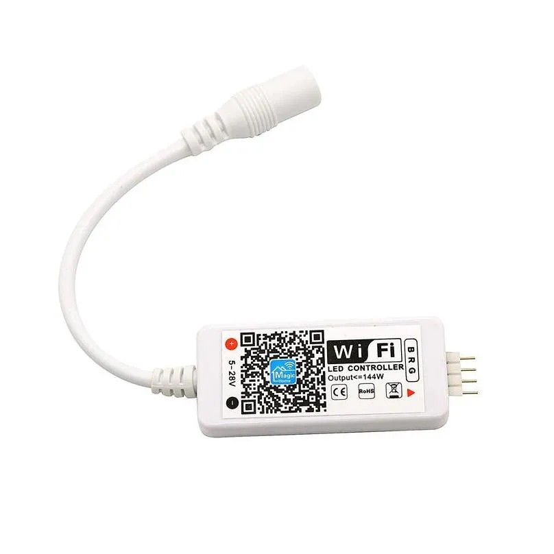 led wifi controller dc 528v wifi mini light led rgb controller by android and ios app for smd 3528 5050 led strip light