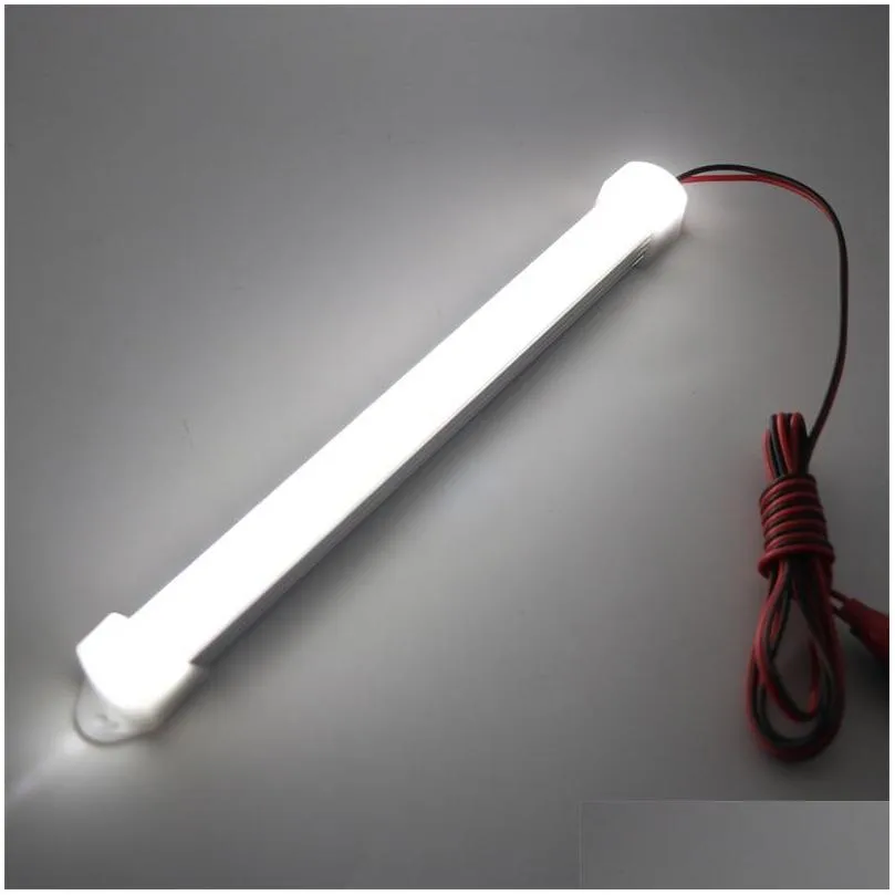 dc 12v 15 smd 5730/5630 20cm led hard rigid led strip bar light with u aluminium shell addpc cover white/warm white