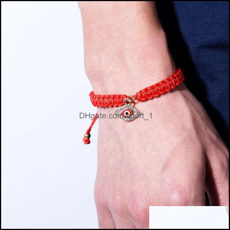 red string bracelet evil eye red string of fate red eye bracelet good luck bracelet amulet protection bracelet