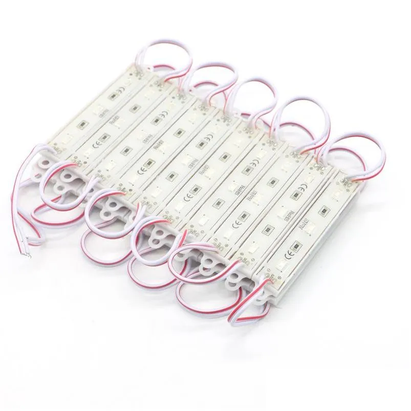 5630 smd 3 led module lighting for sign dc12v waterproof super bright led modules cool white /warm white/blue/red