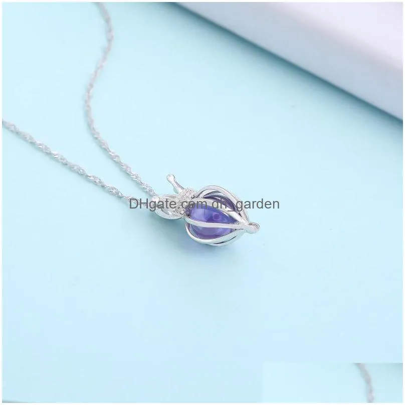 original design of s925 sterling silver pearl locket pendant diy fittings wholesaled by new hollow cage hanging manufacturer