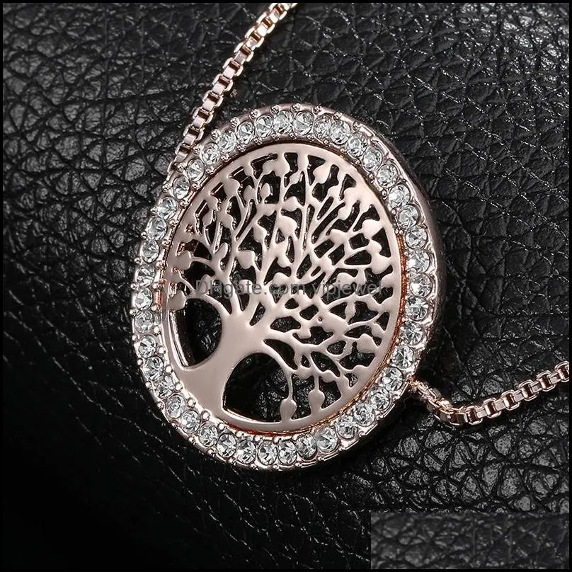  fashion hollow tree of life bracelets for women adjustable silve stainless steel bracelets jewelry gift