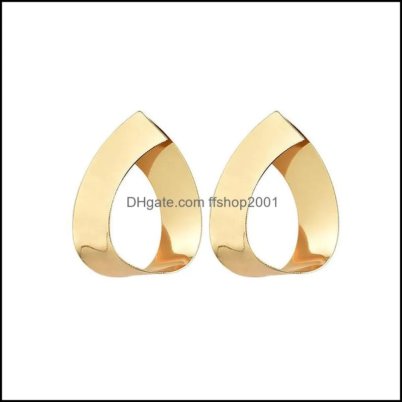 geometric big dangle earring for women punk style gold color modern earring fashion jewelry wholesale