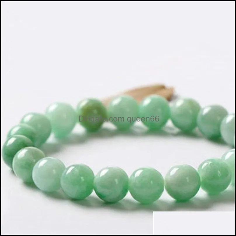 10mm green aventurine bracelet gemstone bracelet aventurine round beads elastic bracelet good luck bracelet 850 q2