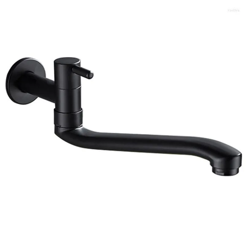 bathroom sink faucets mop pool tap black single cool wall type rotating extended faucet balcony washbasin hidden bibcock