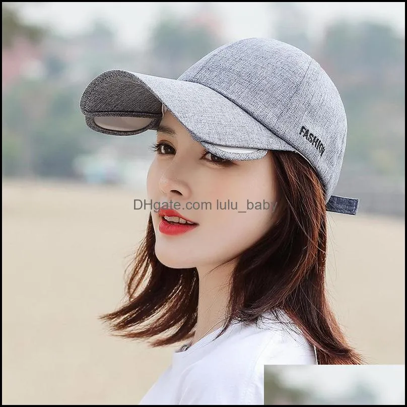 hat lady summer cap korean fashion sunscreen couple pull sun hat baseball cap man 298 q2