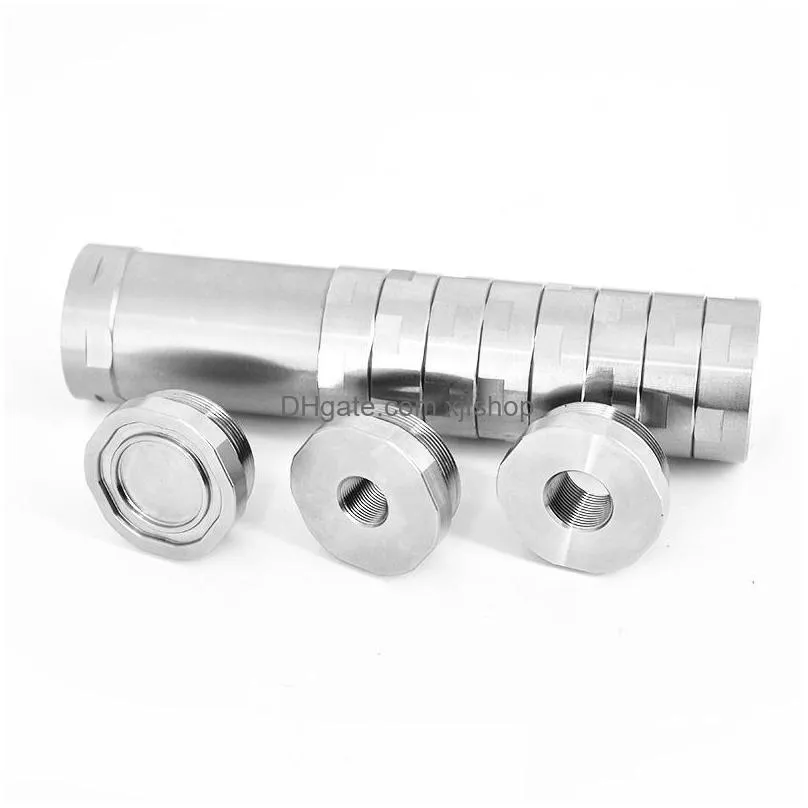 tactical accessories 7l 1.5 od dodecagonal titanium gr5 modular solvent trap mst kit fuel filter 1.375x24 tube 5/8x24 add 1/2x28 screw