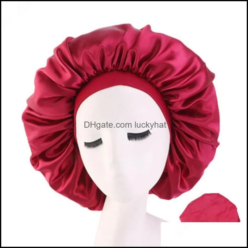 silk turban widebrimmed women large sleep high women elasticity for bonnet bonnet hat print hair cap hat accessories turban bbygo 557