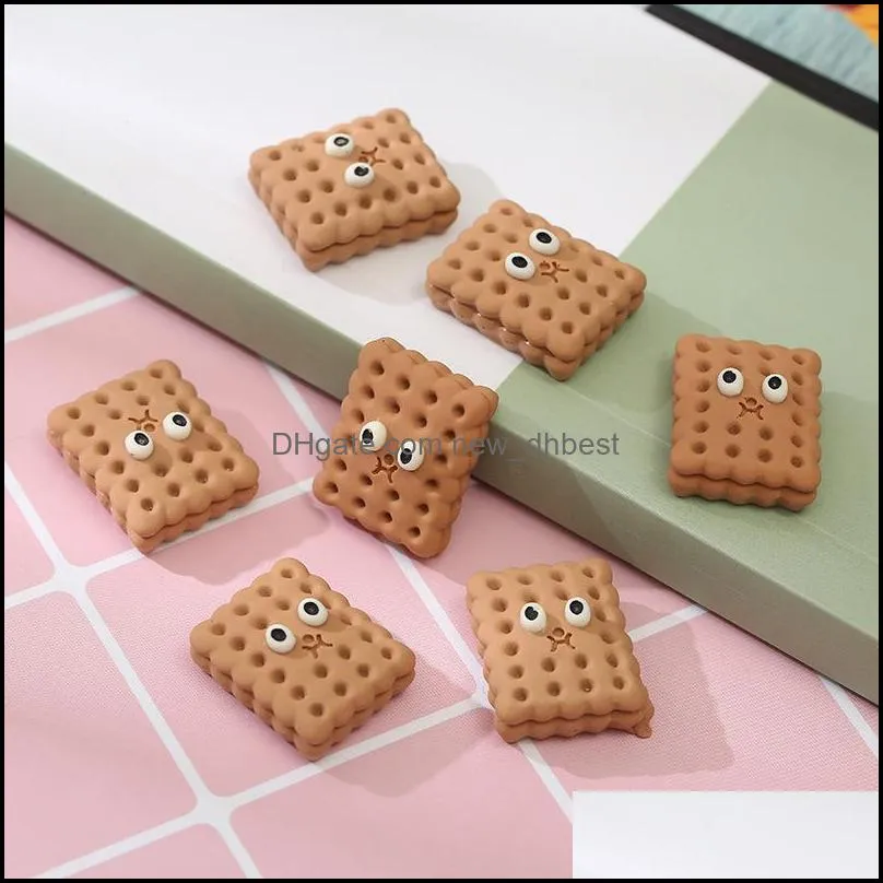 40pcs hybrid simulation candies biscuit resin components flatback cabochon scrapbook kawaii embellishments accessories 5242 q2