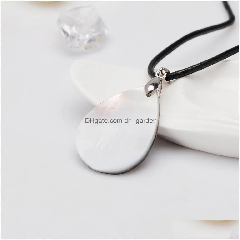 wholesale natural abalone shell splicing model necklace pendant fashionable diy handmade lady necklace for party gift shipping