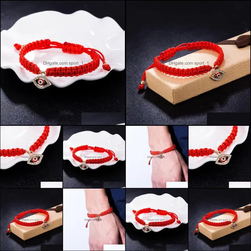 red string bracelet evil eye red string of fate red eye bracelet good luck bracelet amulet protection bracelet