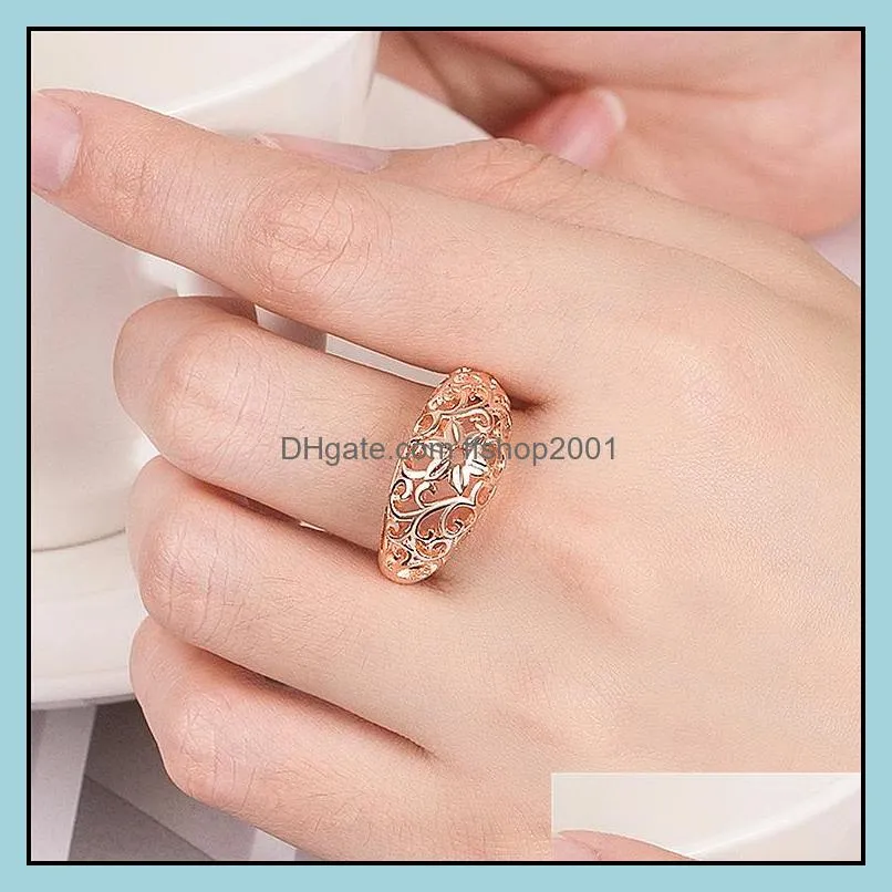 vintage cutout pattern ring geometric pattern cutout vintage bridal wedding party fashion women jewelry rings