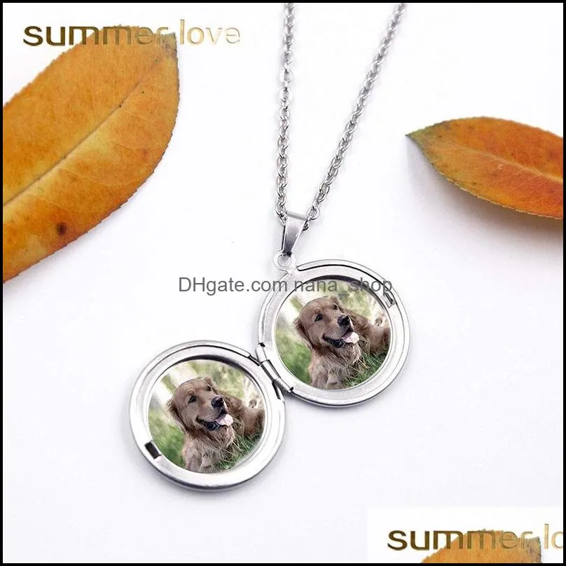 3 color round stainless steel living memory openging locket necklace magic locket family p o engraving necklace gift for baby