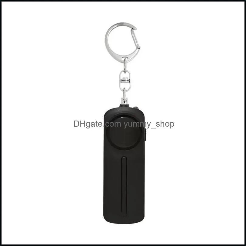 self defense charm antirape device dual speakers loud alarm alert attack panic safety personal security keychain bag pendant