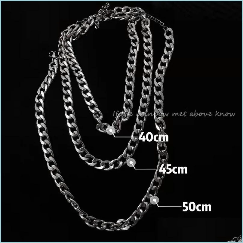 mens hip hop necklace bracelet anklet fashion gold silver color tennis accessories punk bling cubic zirconia party jewelry gifts c3