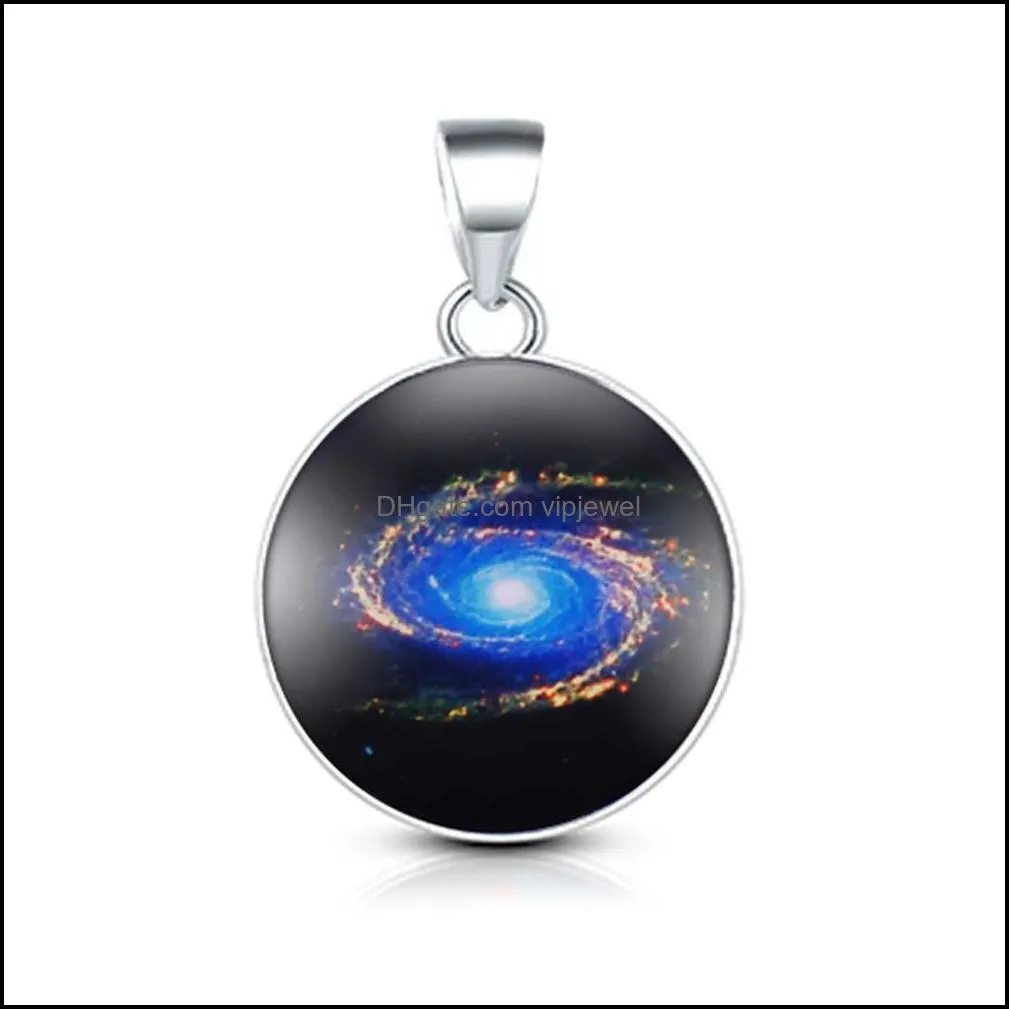 universe fantastic beauty starry glass pendants charm for necklace bracelet fashion ball shape diy jewelry charm