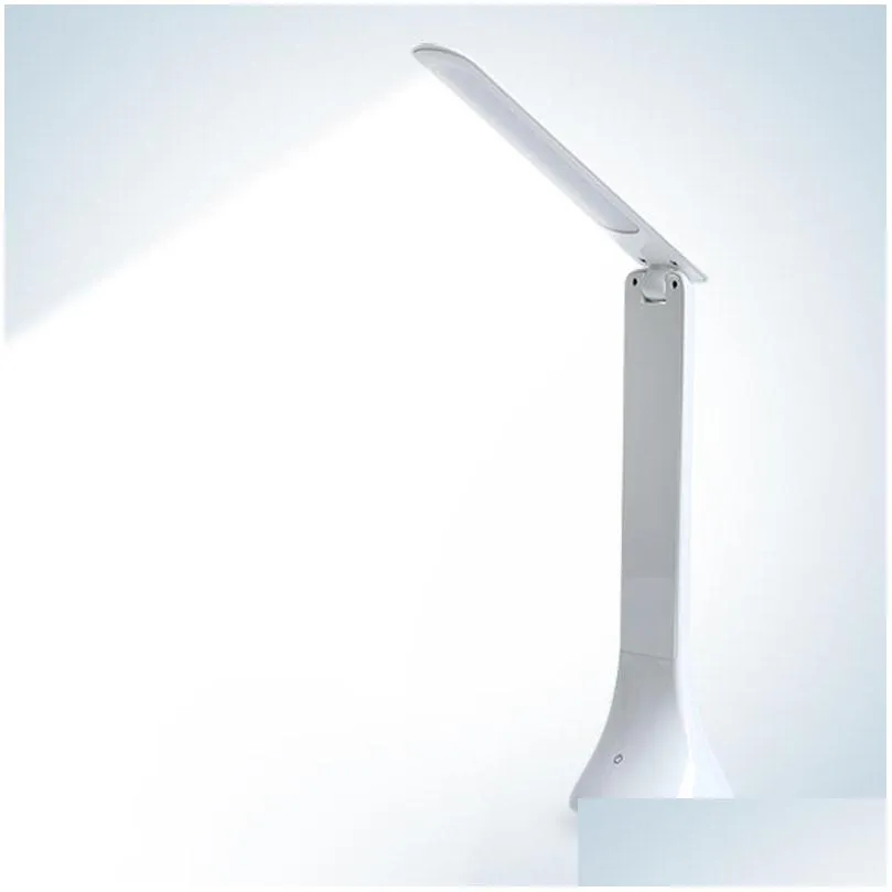 led desk lamp dimmable touch book light usb charging reading light chargeable table lamp portable folding lamp