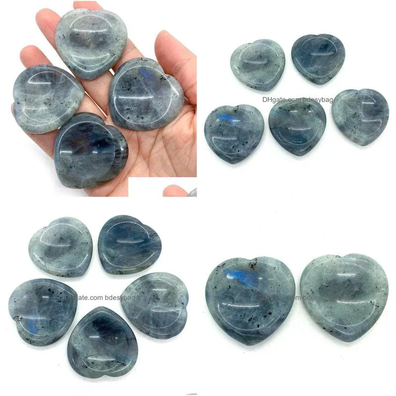 charms worry stone thumb palm energy therapy natural flash massage spiritual meditation mineral gems