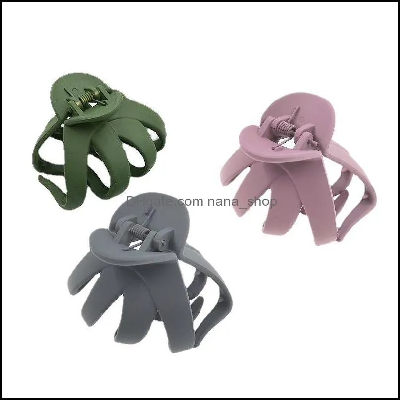 korea style simple matte large size hair claws adults women hair clips crabs clamps daily hair styling accessories 1804 t2