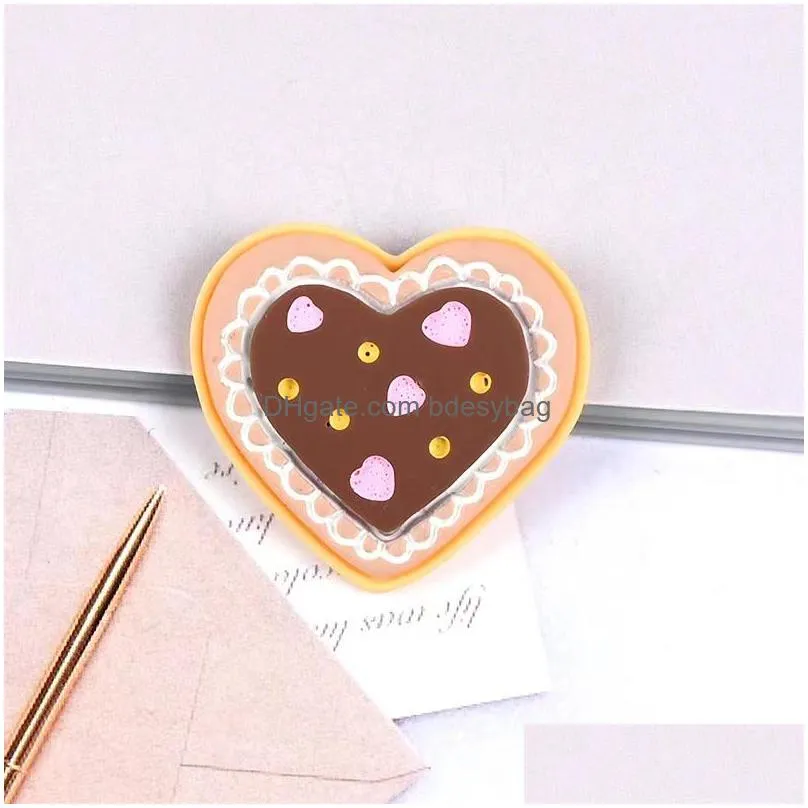 20pcs mixed heart shape simulation candy biscuits resin components flatback cabochons scrapbooking craft diy accessories