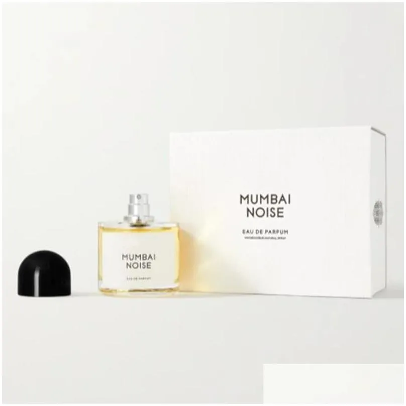 100ml byredo mumbai noise man and woman perfume fragrance durable fragrance with 3.4oz incense