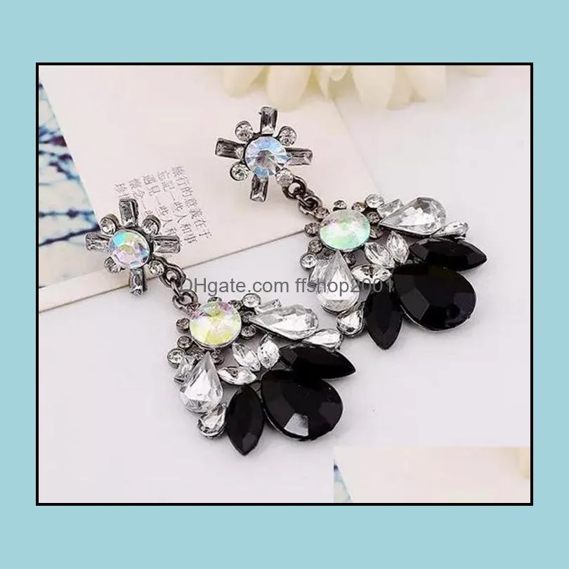 earrings for woman statement fashion bohemian earring drop crystal earrings