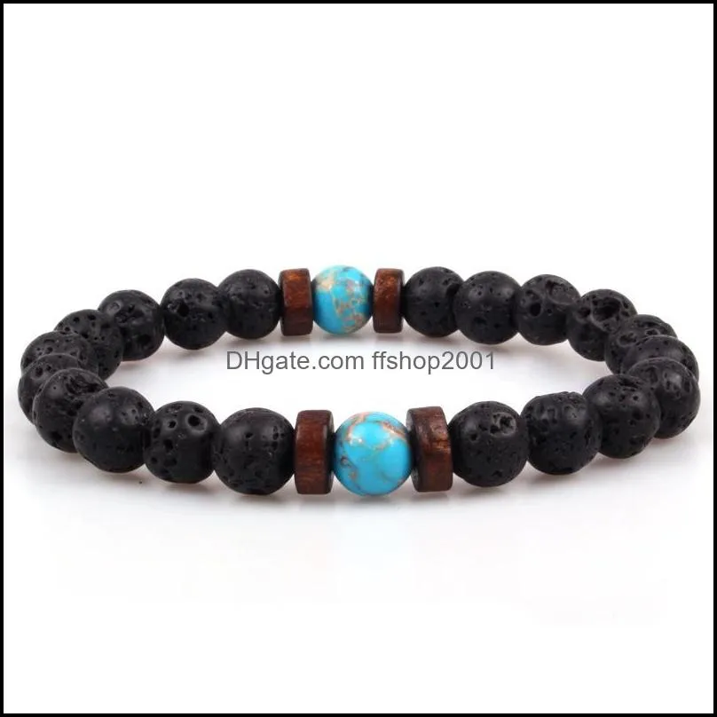men bracelet natural moonstone bead tibetan buddha bracelet chakra lava stone diffuser bracelets