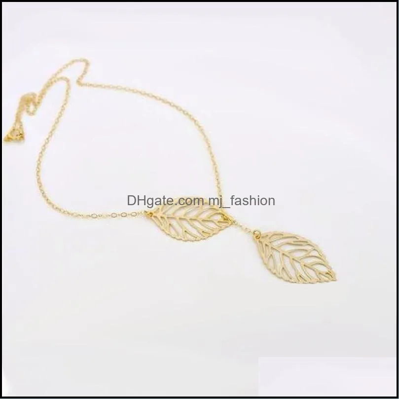 simple long silver chic infinity cross bird leaf chain pendant fashion necklaces for women jewelry gift