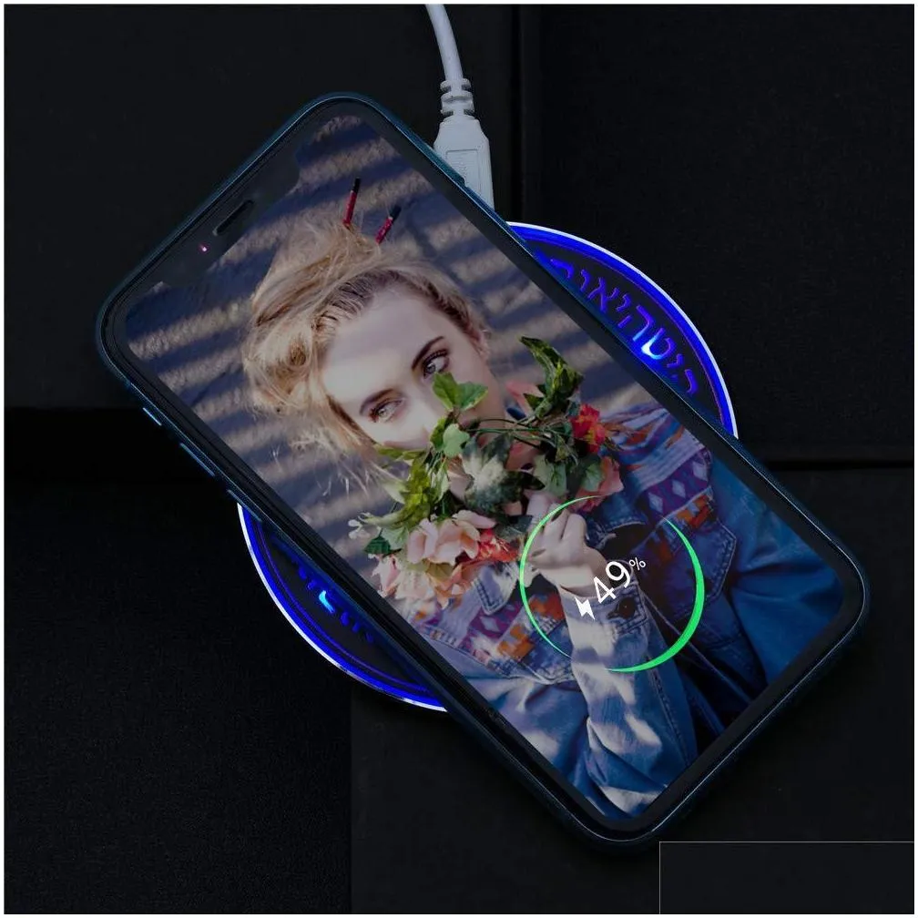 magic array 10w led wireless  fast charging pad for iphone x xs samsung s9 s10  p20 mate 20 