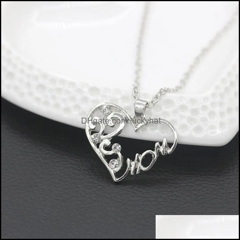 chain necklace wholesale necklace mom word necklace romantic birthday women jewelry pendants necklaces