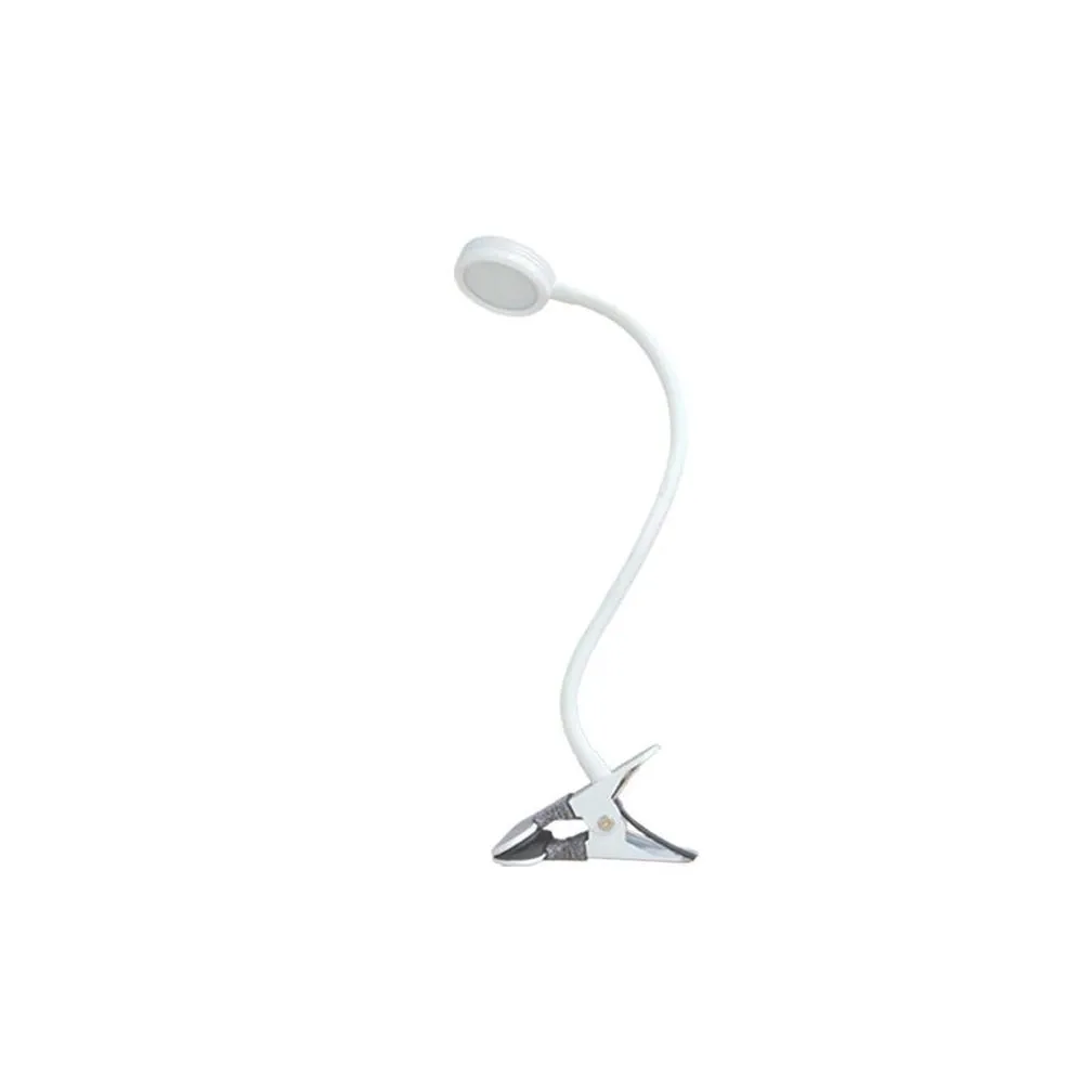 brelong led eye clip clip desk lamp reading fill light thirdlevel dimming usb powered 1 pc