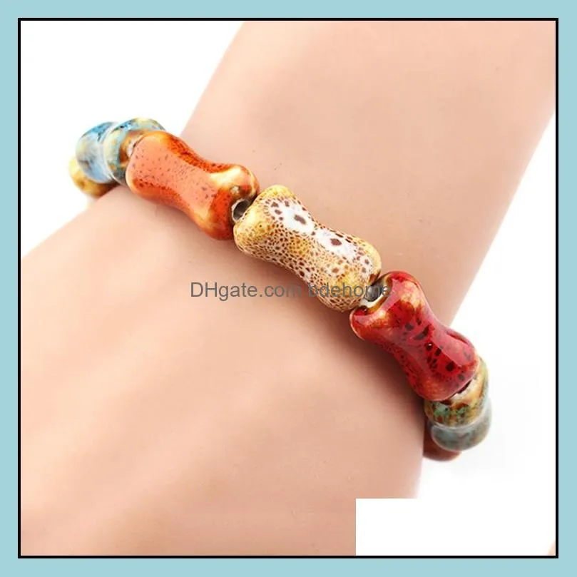 chakra bracelet jewelry handmade couples bracelets creative gifts ceramic jewelry beads bracelets