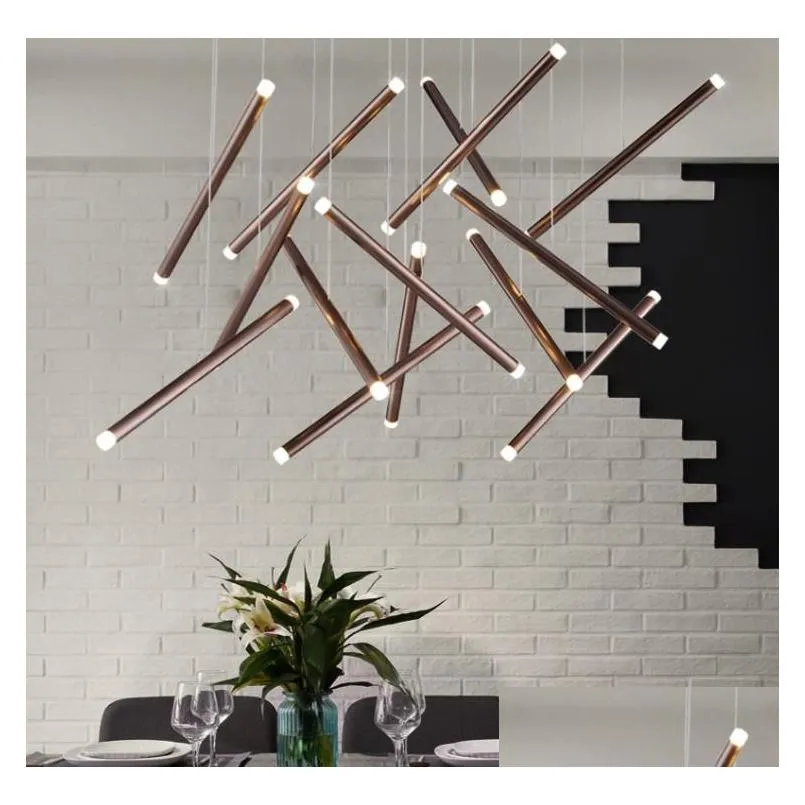 modern minimalist led restaurant chandelier lamps personality bar chandelier company front cafe clothing store