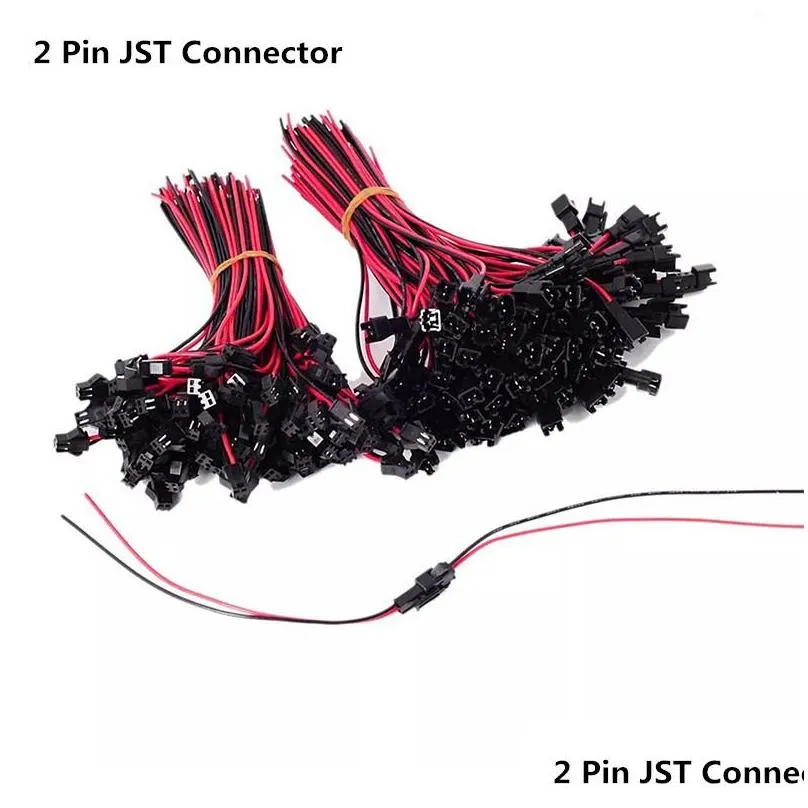 2pin 3pin 4pin 5pin 6pin jst sm male female plug connector cable for ws2812b ws2812 ws2811 led strip lamp tape driver cctv