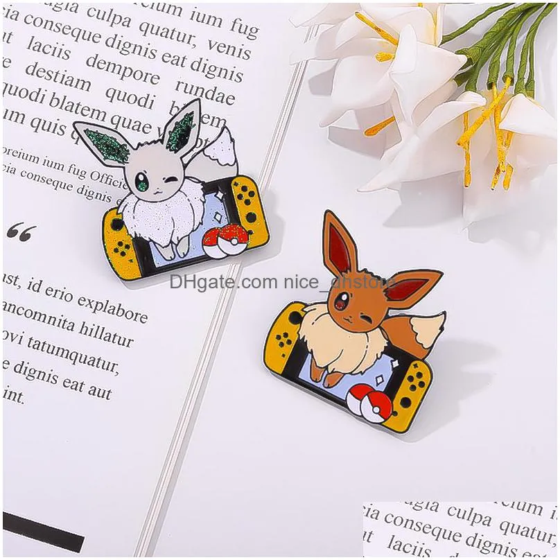 cute anime movies games hard enamel pins collect metal cartoon brooch backpack hat bag collar lapel badges women fashion jewelry elf