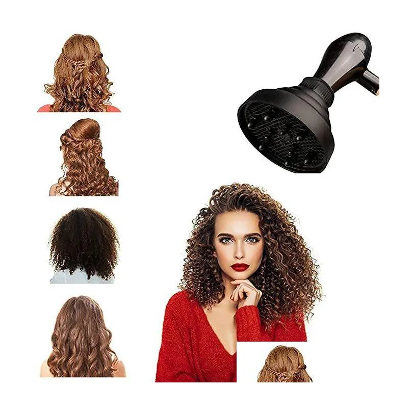 hair styling tool accessories babertop silicone hairdryer diffuser cover temperature resistant silica foldable hairdressing curly styling hairs care