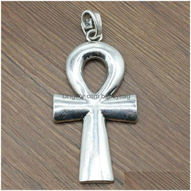 charms wysiwyg 1pcs 80x42mm 3 colors large cross charm pendants ankh big pendant for necklace making